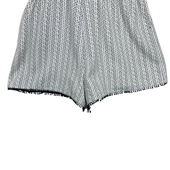 romper black and white sleeveless size medium DEX - Picture 12 of 16